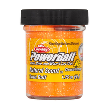 Паста форелевая Berkley PowerBait Natural Scent Trout Bait 50g (Cheese; Flr Orange/Gltr)