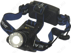 Налобный аккумуляторный фонарь ПОИСК Р-6699-Т6 150000W Cree ZOOM