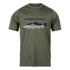 Футболка Finntrail SHADOW FISH Khaki  Размер: S Art: 6706