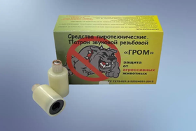 Патрон звуковой резьбовой Гром (защита от агрессивных животных)