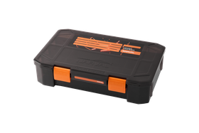 Коробка для снастей Narval Fishing Multi Case 35x23x8cm #Black & Orange