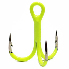 Тройники Wonder Fluo ST-36 Green  №4  уп.5шт