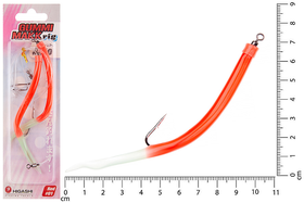 Оснастка HIGASHI Gummi Makk rig SB3 #01 Red (#6-0)