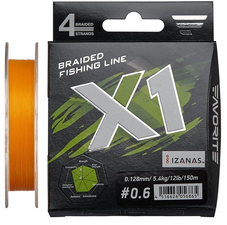 Плетенка Favorite X1 150m 0.148mm #0.8 Orange