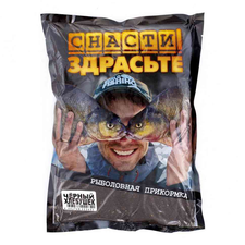 Прикормка «СНАСТИ ЗДРАСЬТЕ!» Чёрный хлебушек 0,8кг.