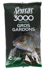 Прикормка Sensas 3000 GROS GARDONS Noir 1кг Art: 00232