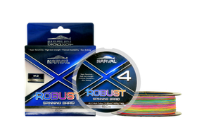 Плетенка Narval Robust X4 PE 150m (multicolour) #2.5/0.260mm 18.70kg/40lb