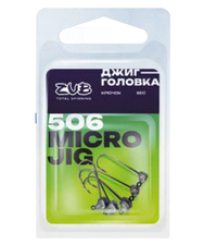 Джиг головка ZUB Micro Jig 506 (крючок 6) 4 грм. (упак. 5 шт)