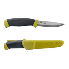 Нож Morakniv Companion зеленый. нержавеющая сталь Sandvik 12C27 \ 56-58 HRC Art: 14075