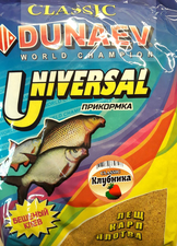 Прикормка "DUNAEV КЛАССИКА" 0.9кг Универсальная КЛУБНИКА