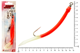 Оснастка HIGASHI Gummi Makk rig SB3 #01 Red (#12-0)