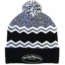 Шапка с помпоном StrikeMaster Black Grey White Art: SMBEANIE1