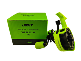 Катушка зимняя Jig It Team Dubna Vib Special G2 LIME, правая рука