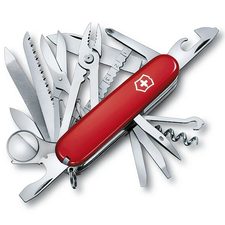Нож перочинный VICTORINOX Swiss Champ, 91 мм, 33 функции, красный 1.6795