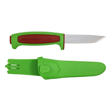 Нож Morakniv Basic 546  56-58 HRC пласт. ручка (зеленая) терракотовая вставка Art: 14282