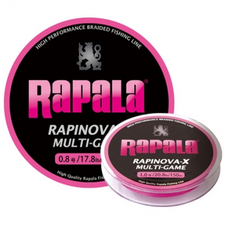 Плетенка Rapala Rapinova-X Multi Game Pink 150m 0.18mm