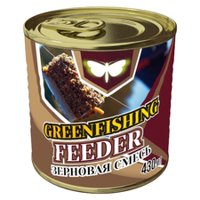 Добавка GreenFishing Зерновой микс ФИДЕР Оригинал 0.43л Art:444009