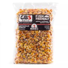 Зерновая смесь GBS Baits № 1 (Кукуруза,конопля)1.0кг