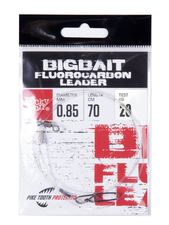 Поводки Fluorocarbon LJ BigBait d 0,85мм/20кг/70cm/1шт.