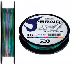 Плетенка Daiwa J-Braid 0.17mm 300m Multicolor