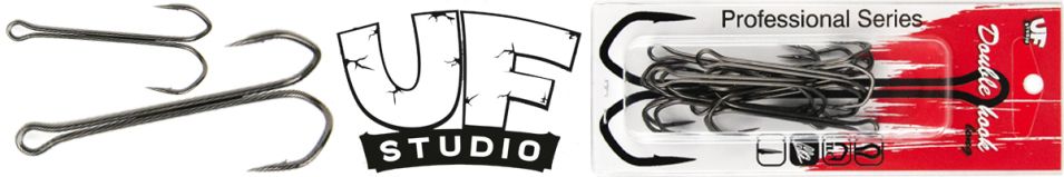 Двойной крючек UF Studio блистер (10шт.) № 4\0
