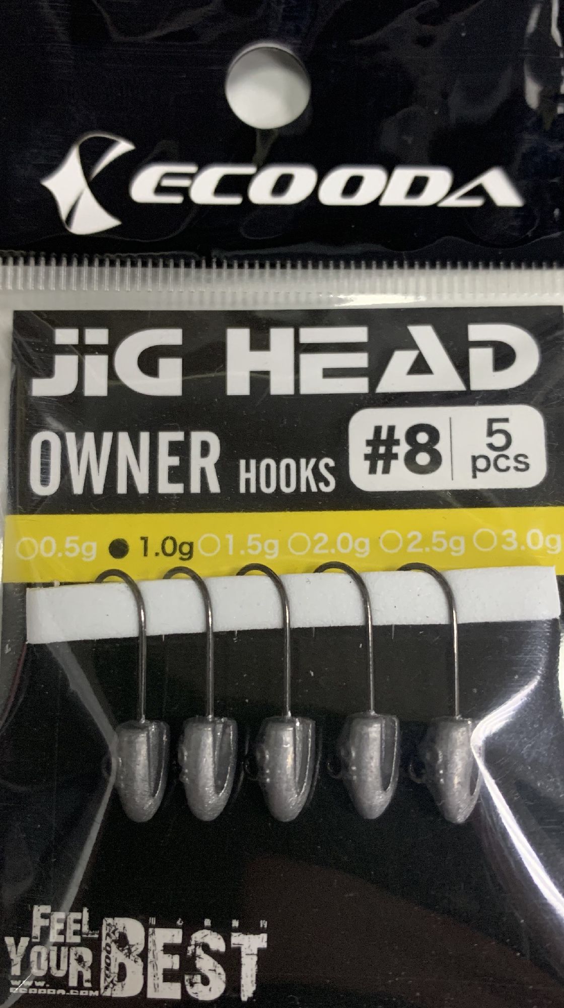 Джиг гловка Ecooda JIG HEAD Owner #8 1.0гр