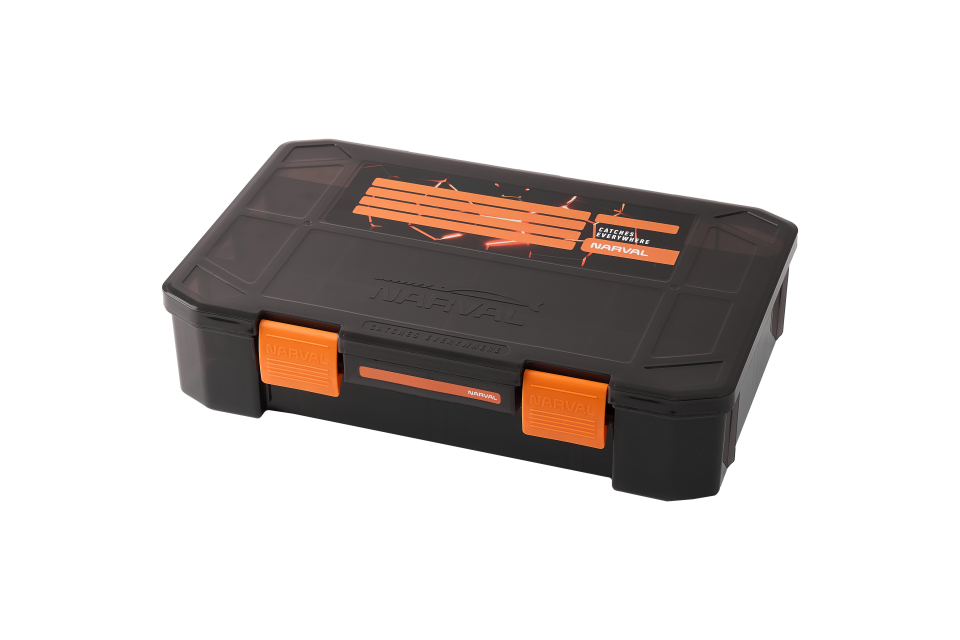 Коробка для снастей Narval Fishing Multi Case 35x23x8cm #Black & Orange