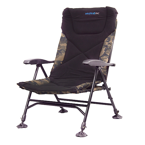 Кресло Nautilus Total Carp Chair Camo 48x39x66см нагрузка до 120кг