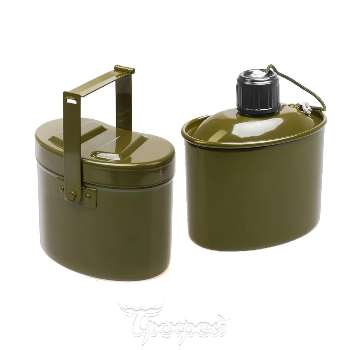 Набор посуды армейский котелок+фляжка Helios Art:HS-NP 020031-00