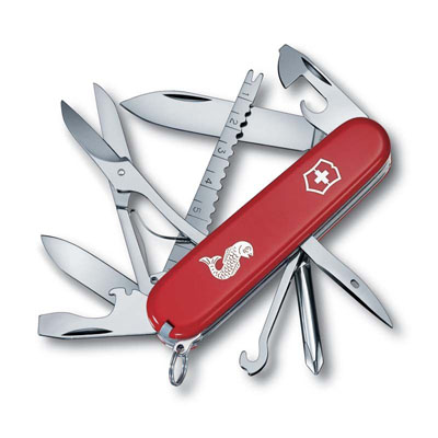 Нож перочинный Victorinox Fisherman 91мм 18 функций красный Art:1.4733.72