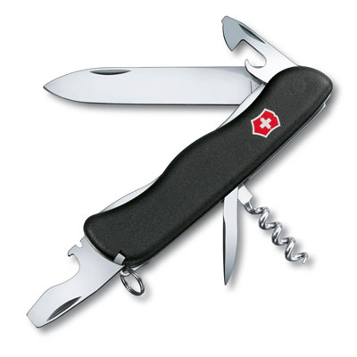 Нож перочинный Victorinox Picknicker 111мм 11 функций черный Art:0.8353.3