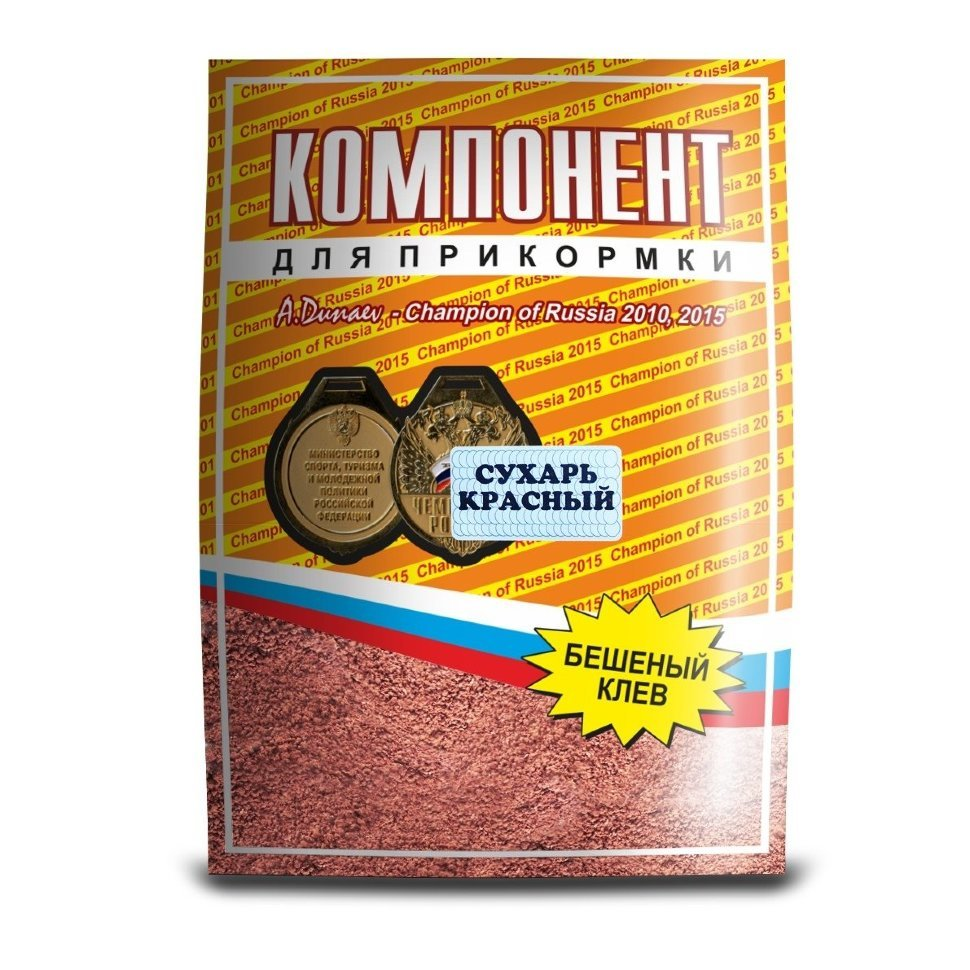 Прикормка DUNAEV КОМПОНЕНТ 0.5кг Сухарь панировочный красный