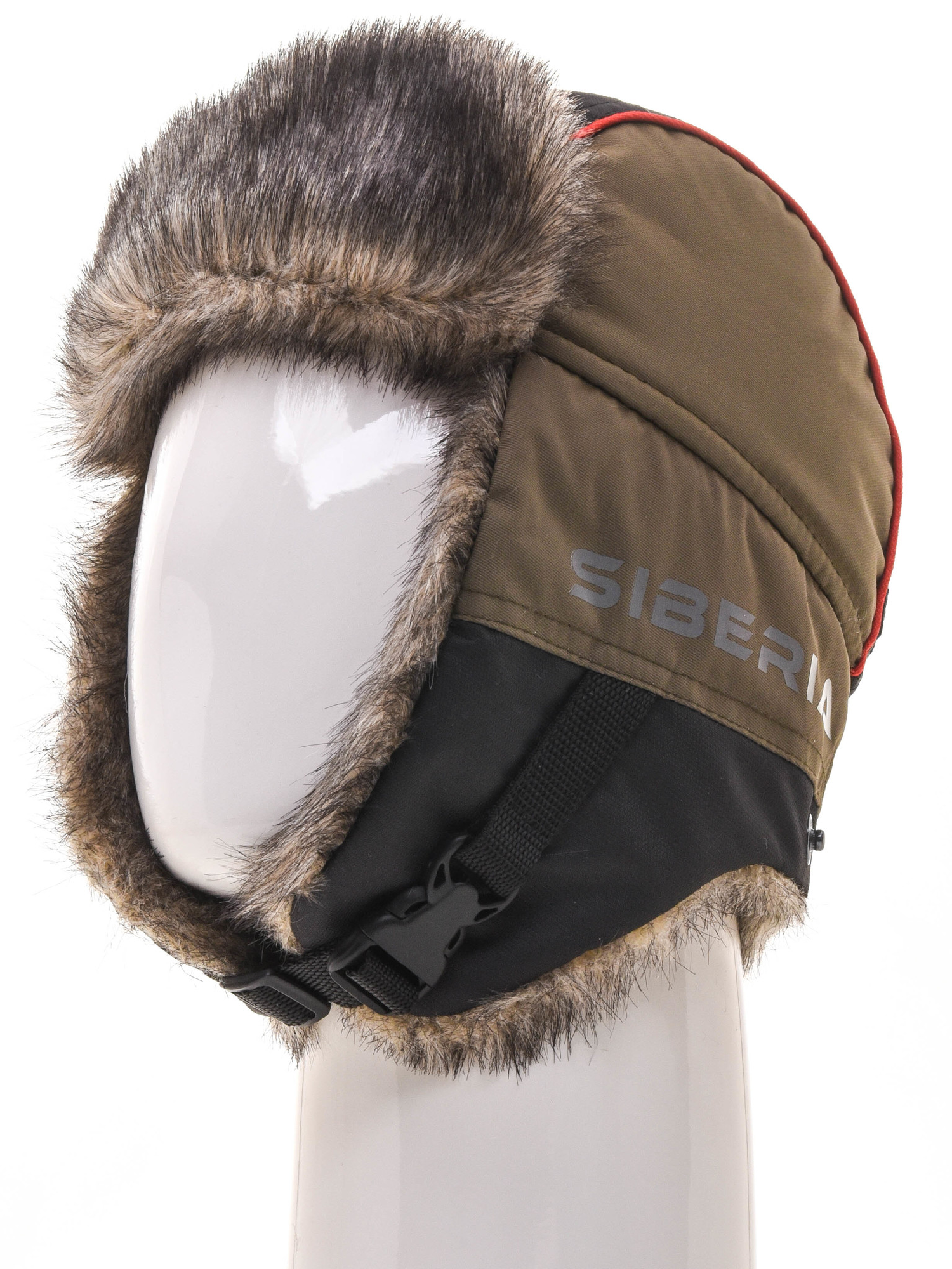 Шапка Ушанка Huntsman Siberia Хаки-черная 58/60