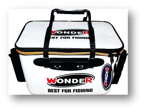 Сумка  рыболовная Wonder WG-BEV240 (40*25*26 см.) EVA белая.
