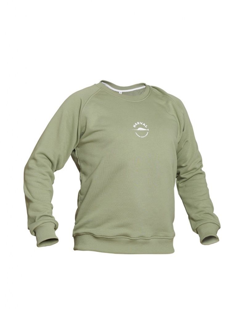 Толстовка Volga Baits Narval Simple Olive 'n' White #XXL