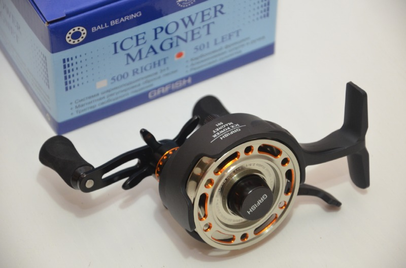 Катушка зимняя GRFish Ice Power Magnet 500 Правая