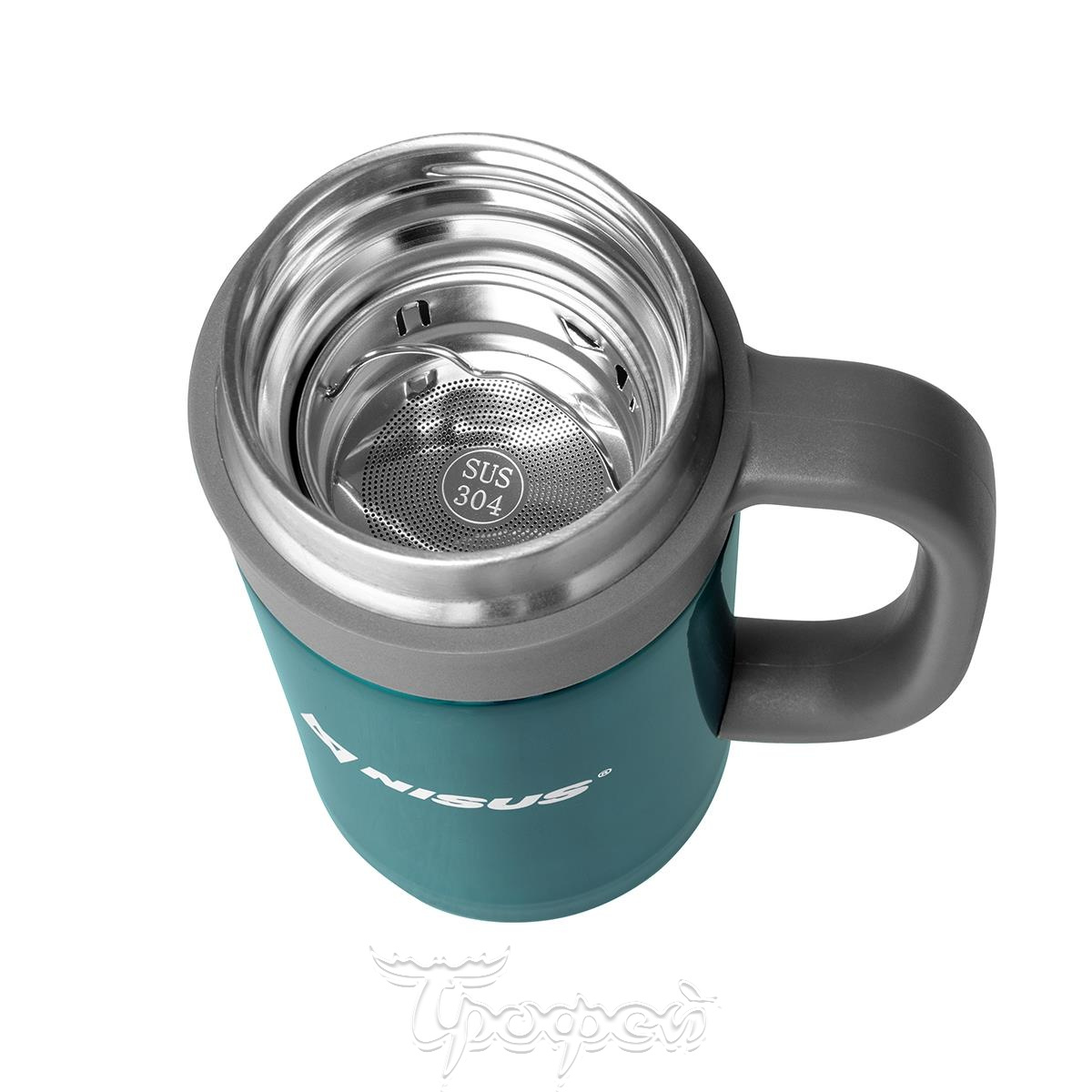 Термокружка Nisus с ситечком 0.45л Art: TMK-HBG-450