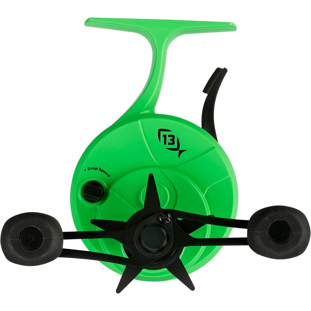 Катушка зимняя 13 Fishing Black Betty Free Fall Ghost Radioactive Pickle Ice Reel Right Hand
