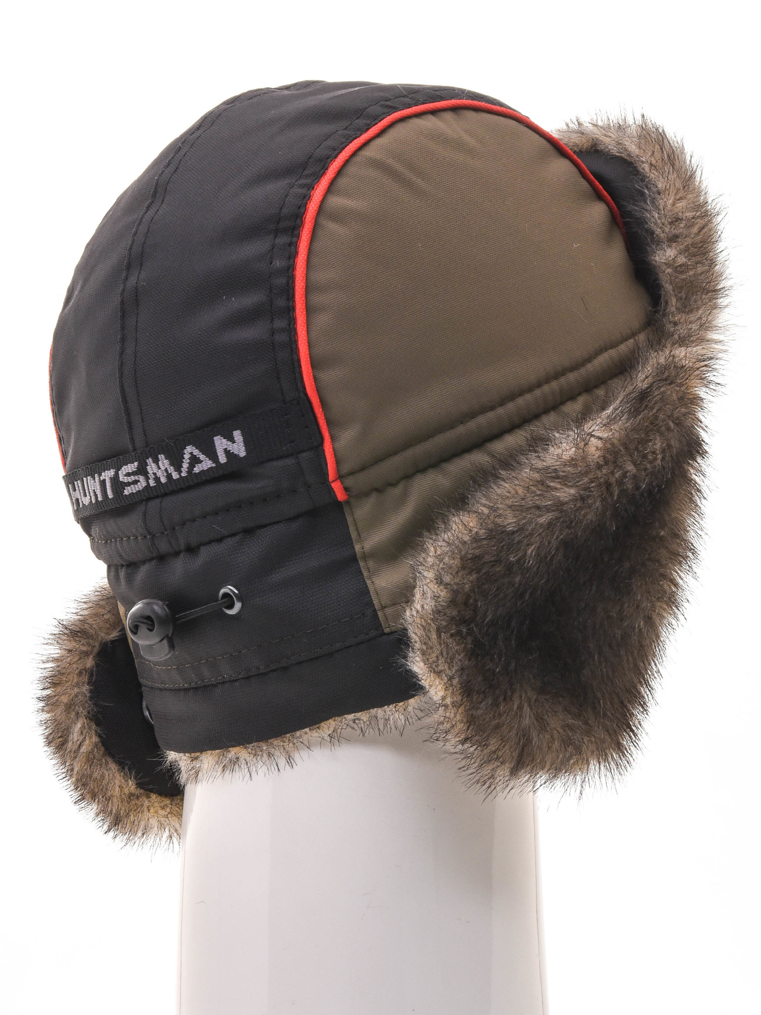 Шапка Ушанка Huntsman Siberia Хаки-черная 58/60