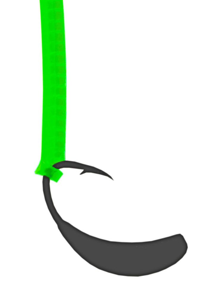 Кембрик сегментированный 0,3/1,2 Зелёный Fluo 0.5 мет.