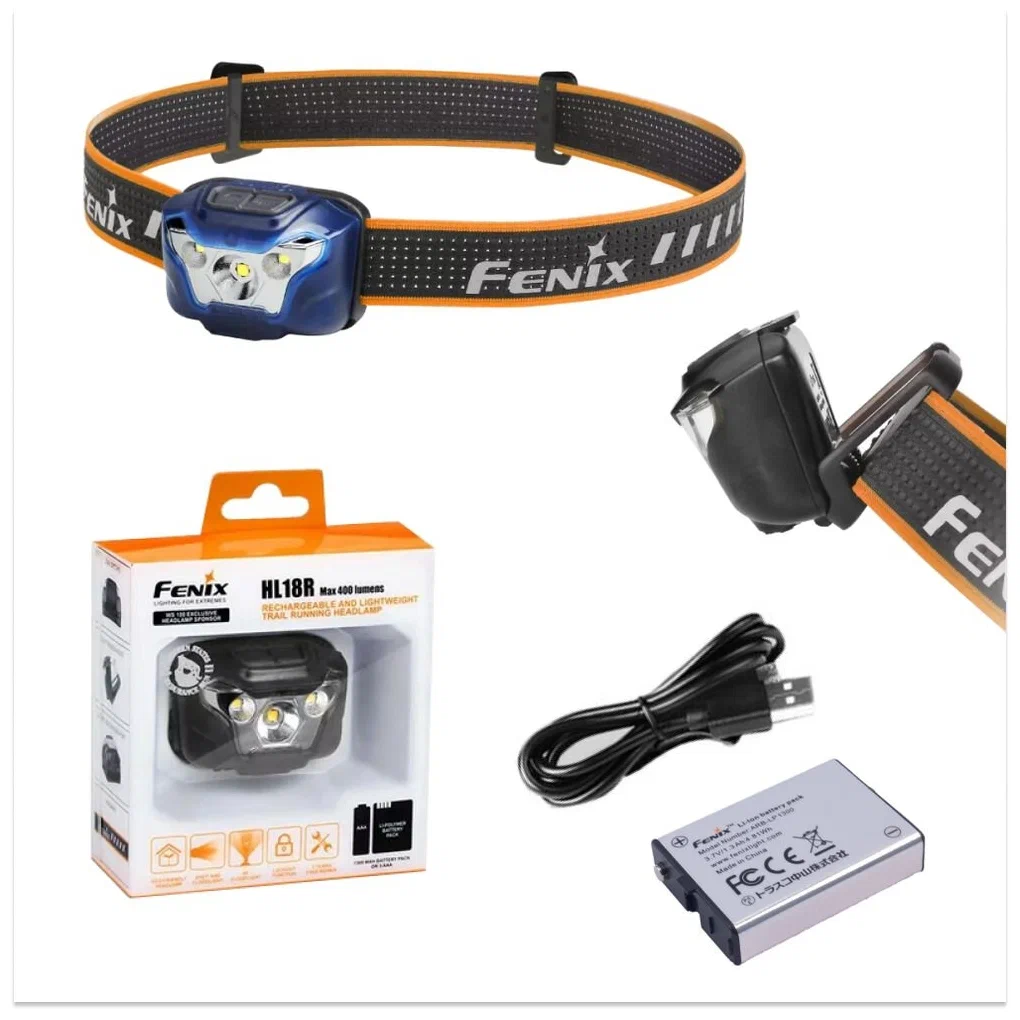 Фонарь Fenix HL18R Черный
