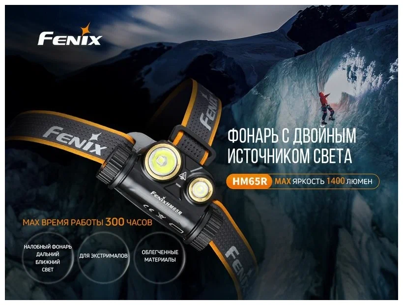 Фонарь Fenix HM65R