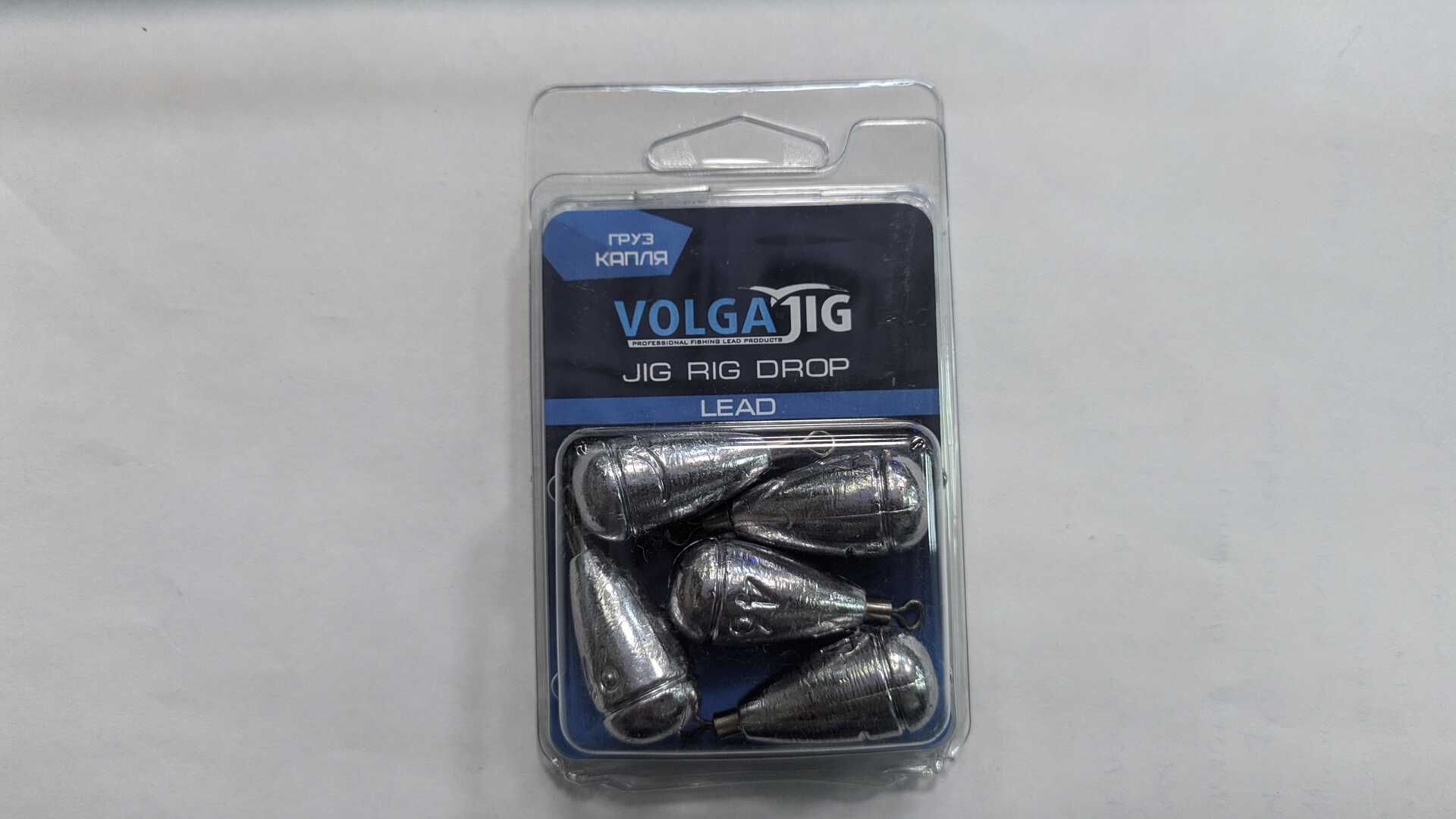 Груз с вертлюгом VolgaJig "Капля" 46 гр. уп.5шт.