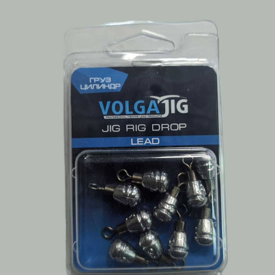 Груз с вертлюгом VolgaJig "Капля" 6 гр. уп.10шт.