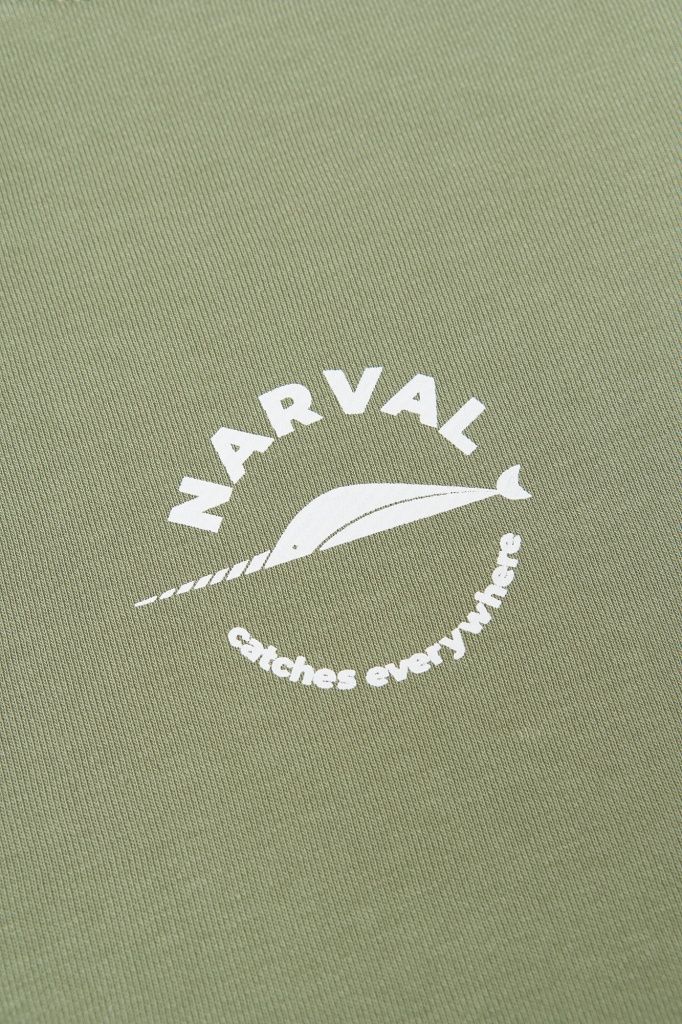 Толстовка Volga Baits Narval Simple Olive 'n' White #XL