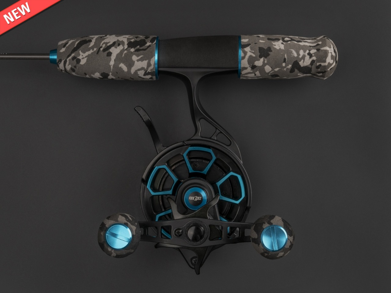 Зимняя мультипликаторная катушка FA Relax Frozen Black