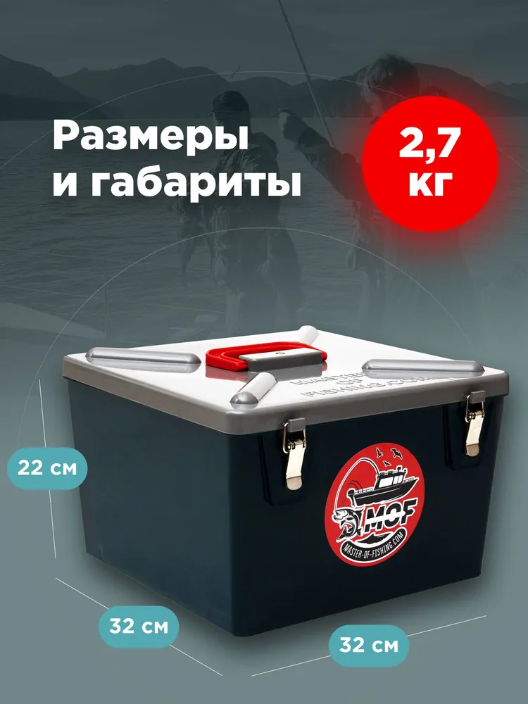 Рыболовный ящик Wobbler Box со слайдерами Bandit/Halco