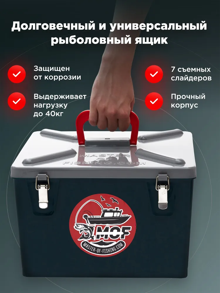 Рыболовный ящик Wobbler Box со слайдерами Bandit/Halco