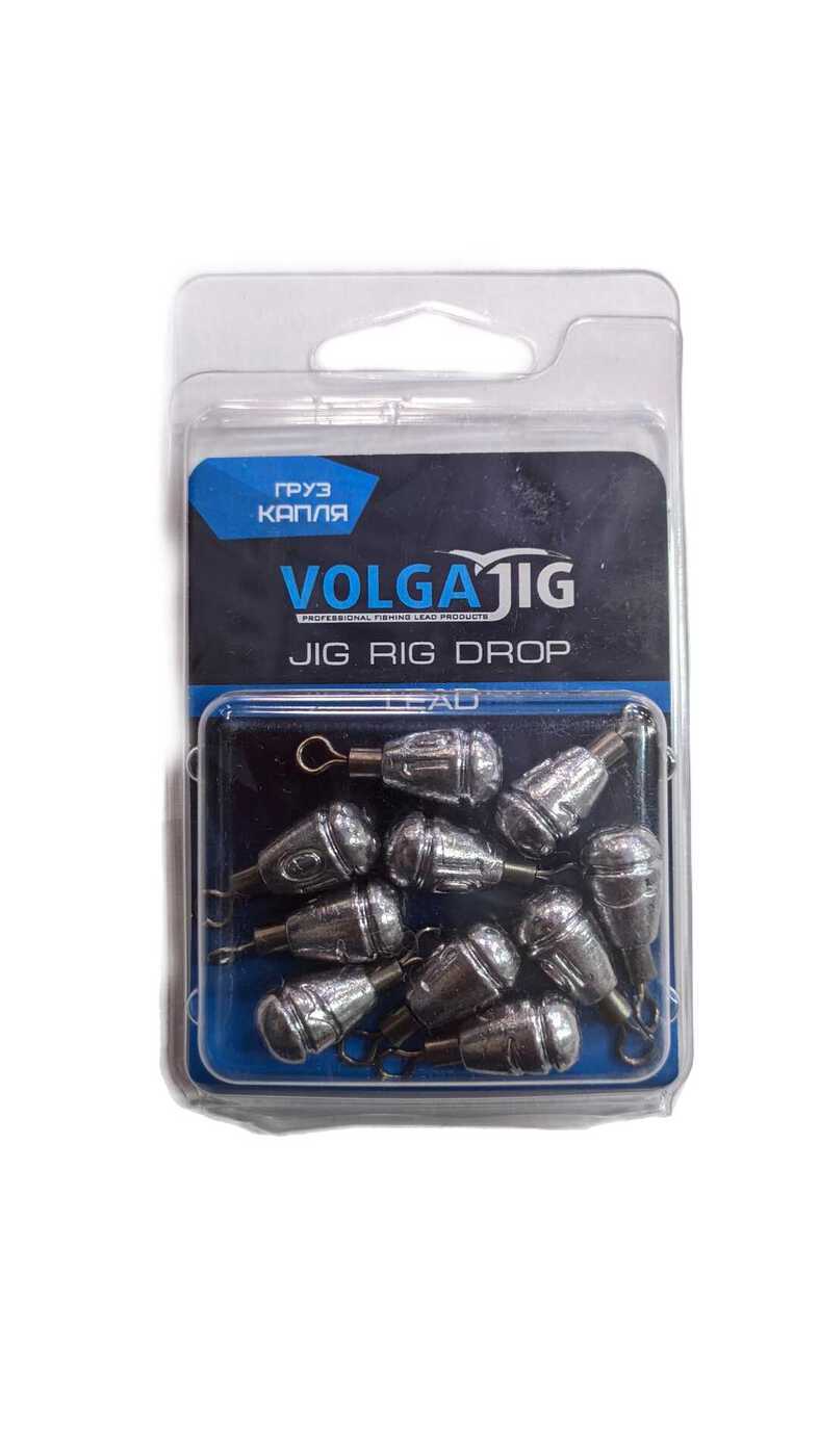 Груз с вертлюгом VolgaJig "Капля" 22 гр. уп.7шт.